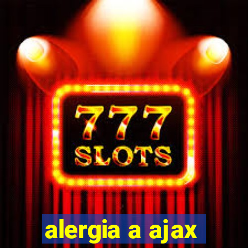 alergia a ajax